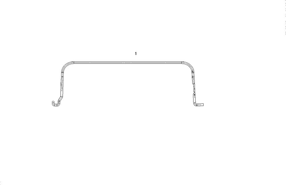 Control Bail Diagram and Parts List for 11A-B2A9345 2020 Yard Machines Lawn Mower